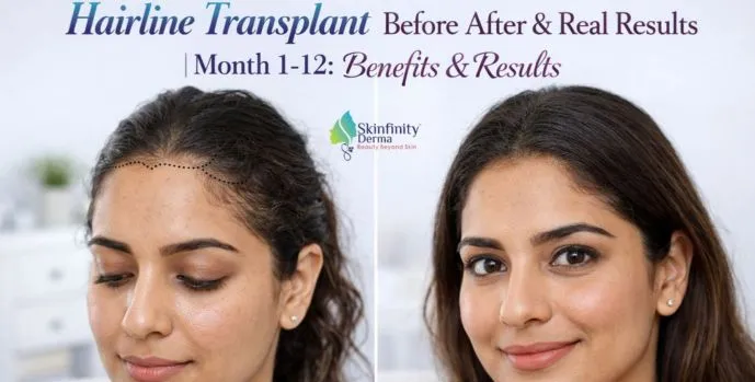 Hairline Transplant Before After & Real Results