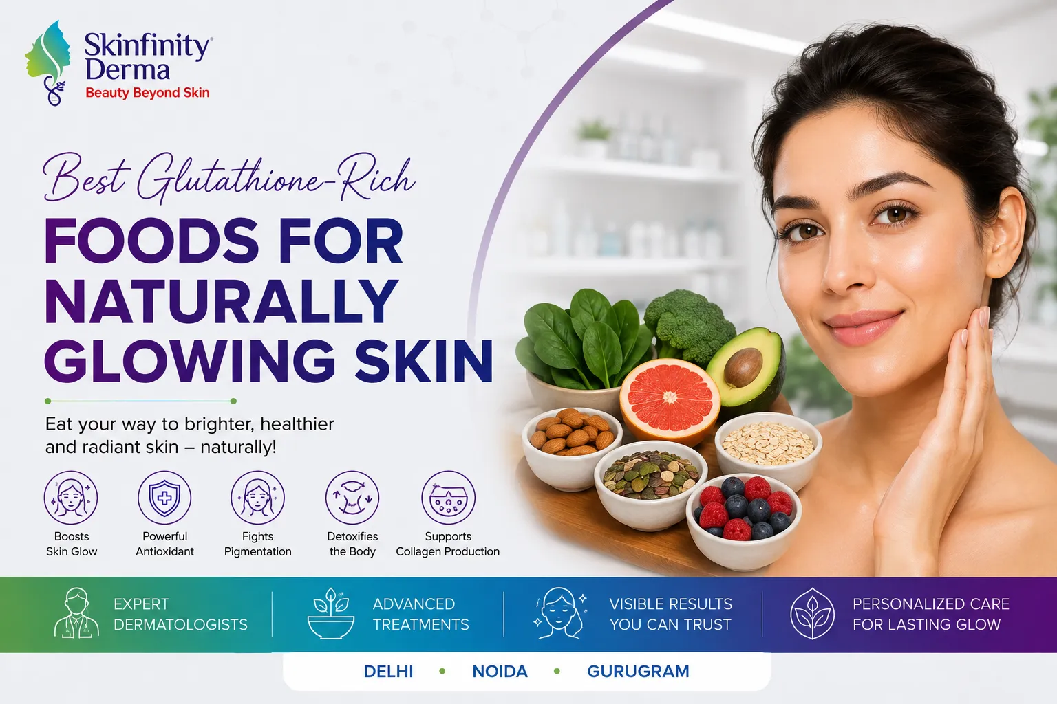 Glutathione-Rich Foods for Naturally Glowing Skin