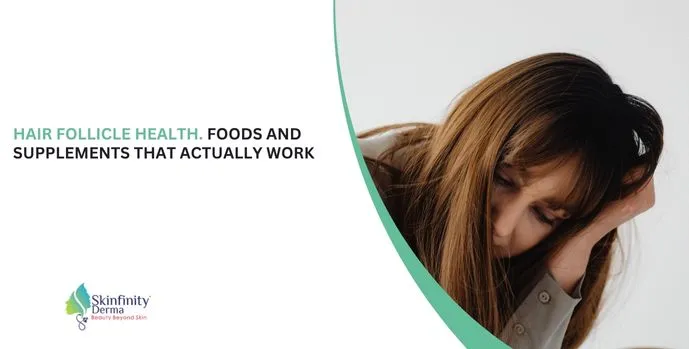 hair follicle health, foods for hair growth, supplements for hair health, vitamins for hair, nutrients for hair follicles, biotin for hair growth, omega-3 for hair, zinc for hair growth, hair loss prevention diet, healthy hair diet, improve hair foll