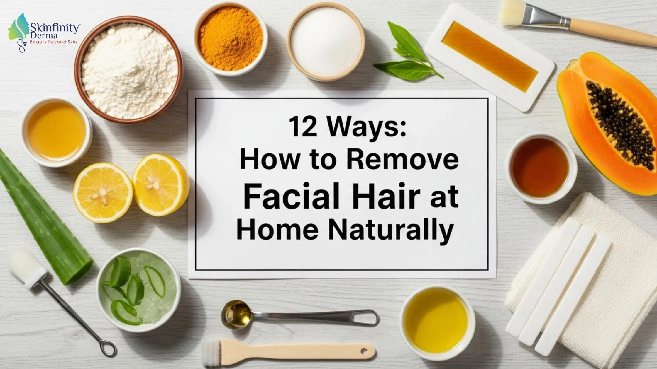 Remove Facial Hair at Home Naturally