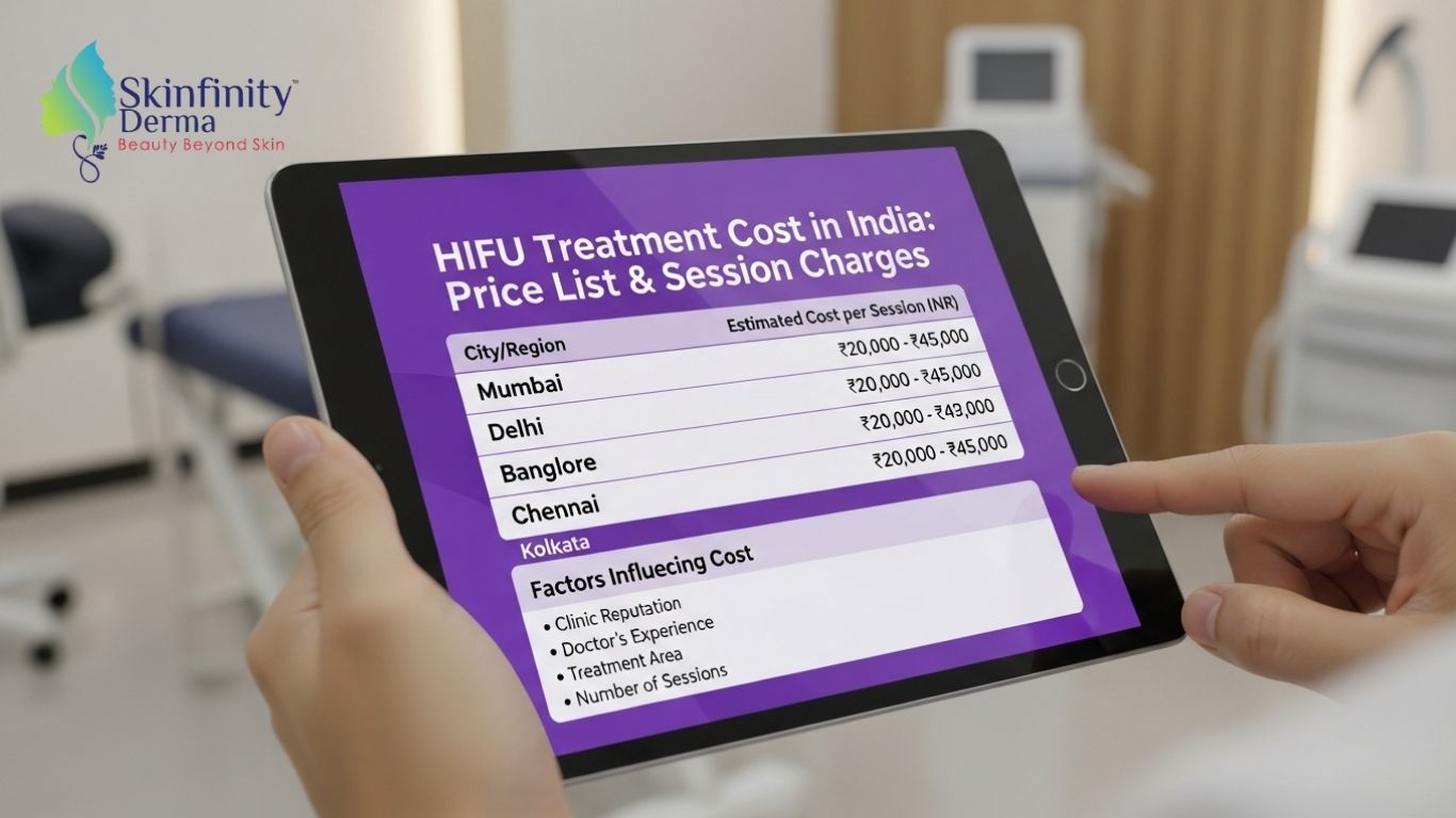  Cost of HIFU treatment in India