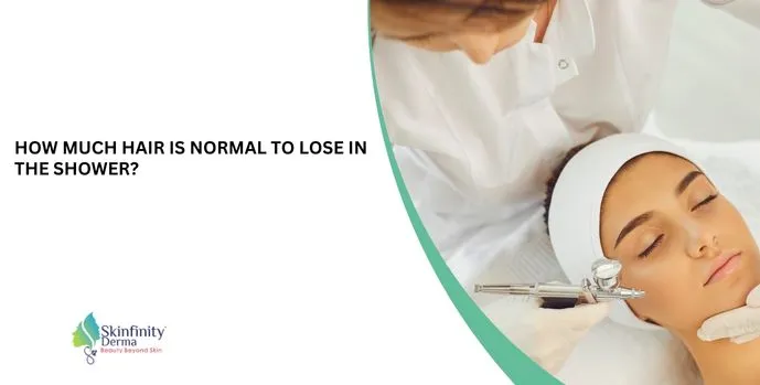 normal hair loss in shower, hair shedding in shower, daily hair fall amount, excessive hair loss signs, hair fall causes, hair shedding guide, healthy hair cycle, hair thinning symptoms, bathroom hair loss, hair fall awareness