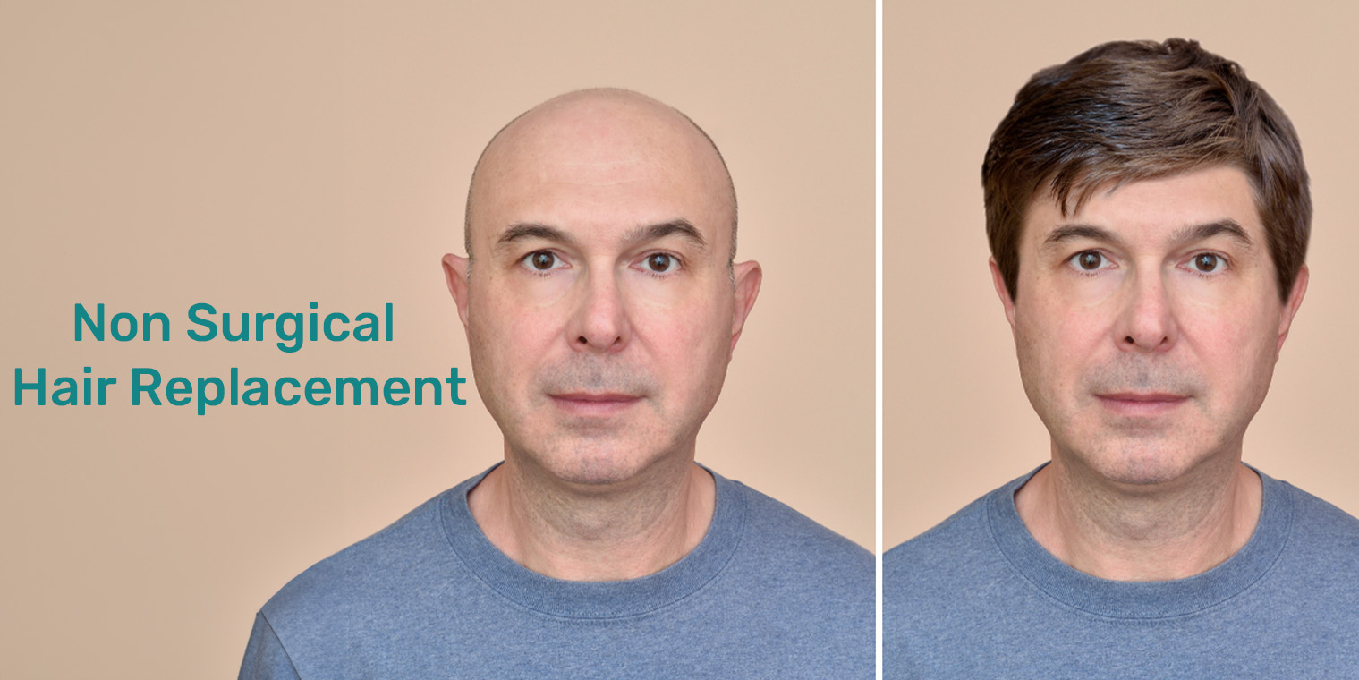 Non surgical hair replacement