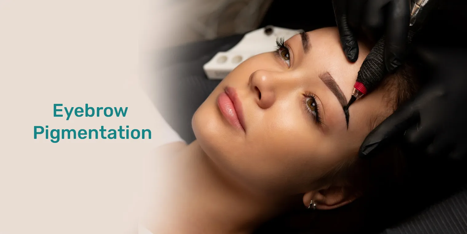 Eyebrow pigmentation (Microblading)