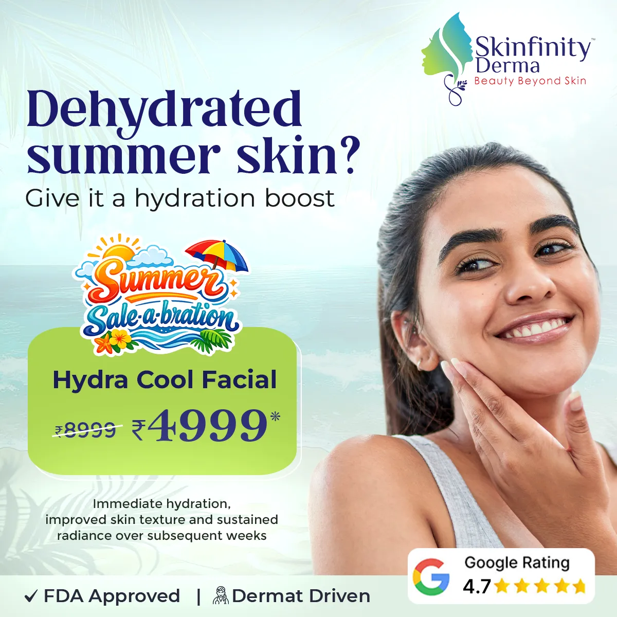 Dehydrated Summer Skin